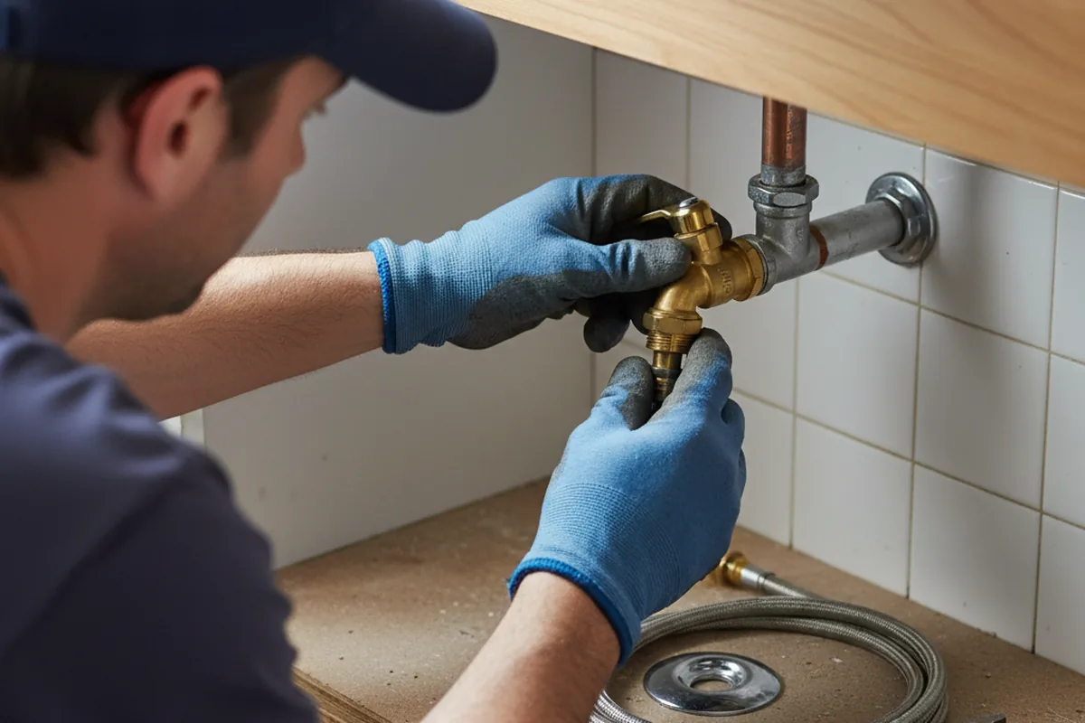 Shutoff valve and fitting work during Repiping in San Francisco